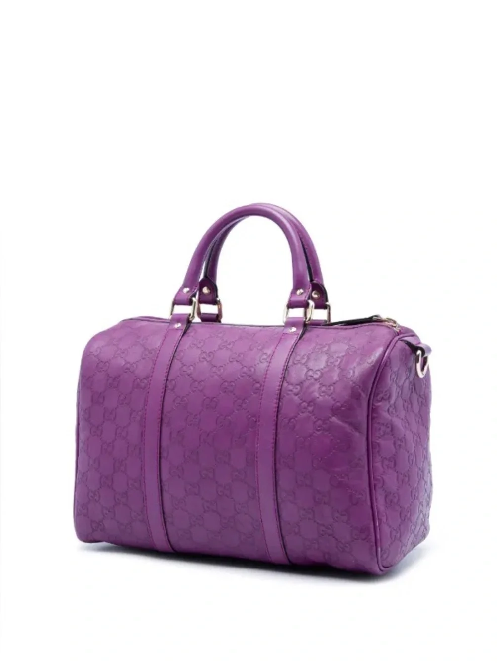 Gucci embossed leather